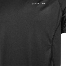 Endurance Sport T-shirt Lasse - breathable, reflective elements - black Men